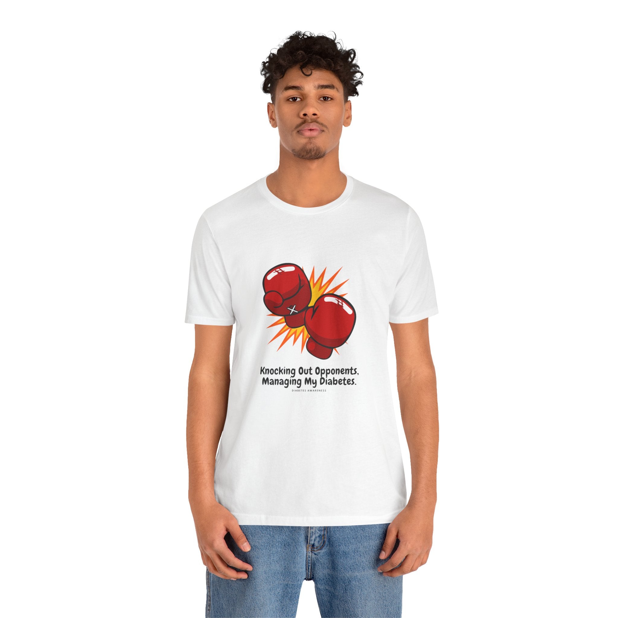 Diabetes & Boxing - Unisex Tee The Diabuddies Store T-Shirts $22.50