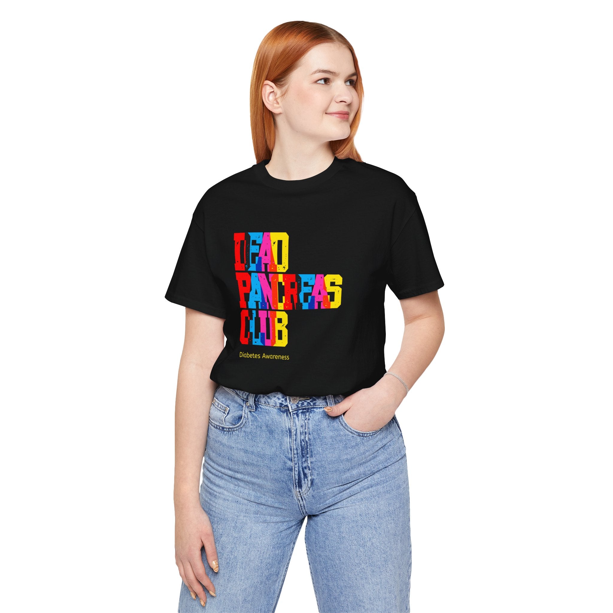 Colorful Dead Pancreas Club - Unisex Tee The Diabuddies Store T-Shirts $22.50