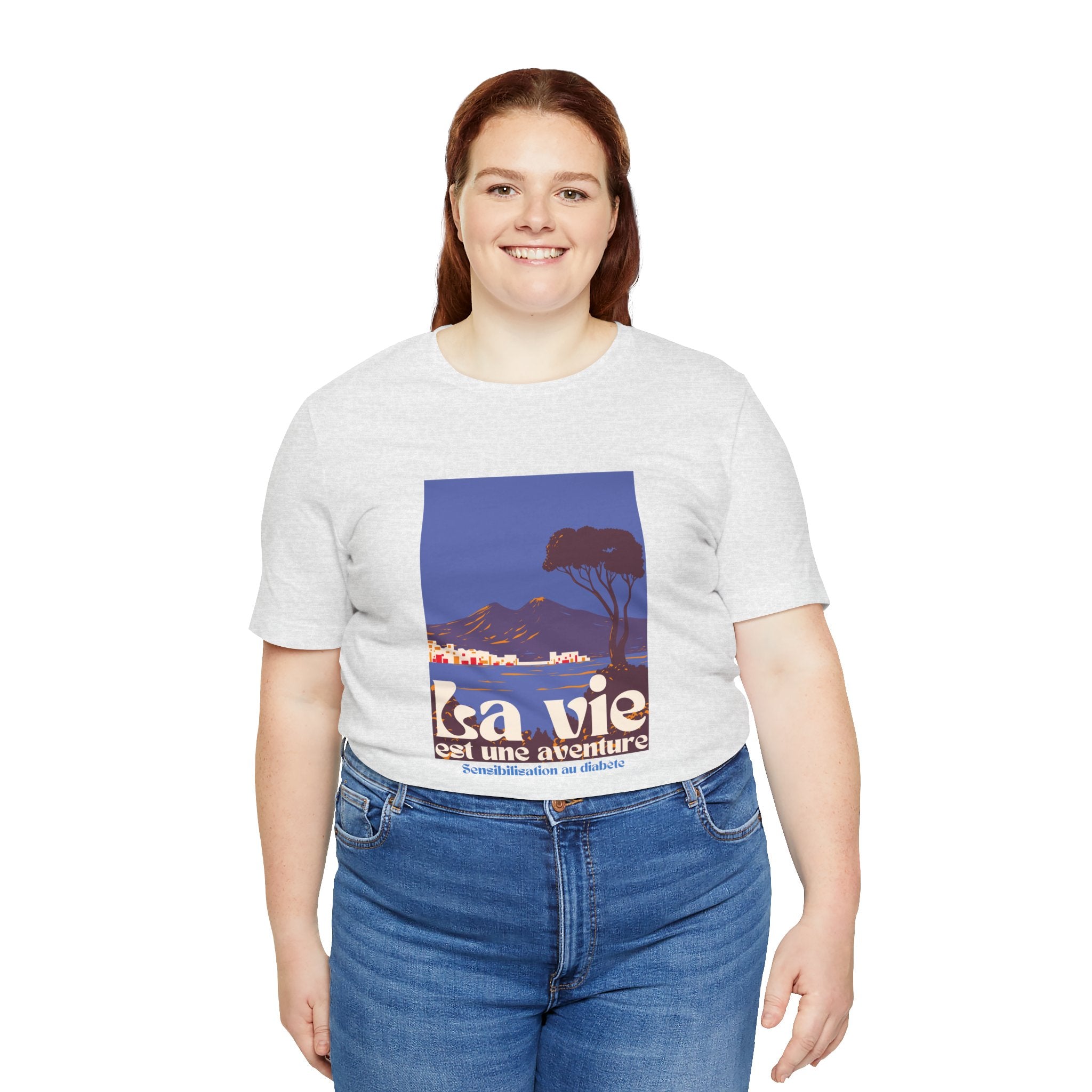 Life is an Adventure, Ocean View (French) - Unisex Tee The Diabuddies Store T-Shirts $22.50