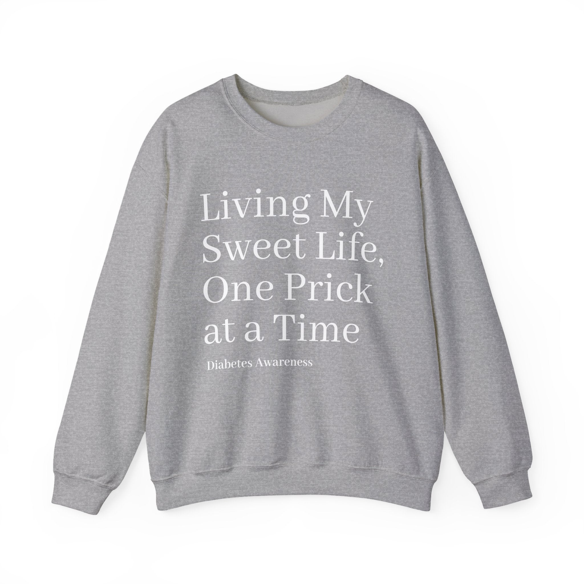 One Prick at a Time - Unisex Sweatshirt The Diabuddies Store Sweatshirts $32.95