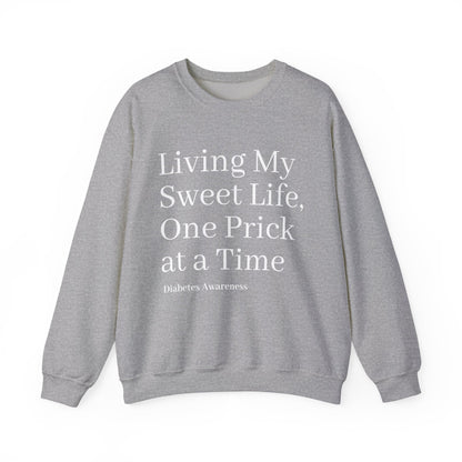 One Prick at a Time - Unisex Sweatshirt The Diabuddies Store Sweatshirts $32.95