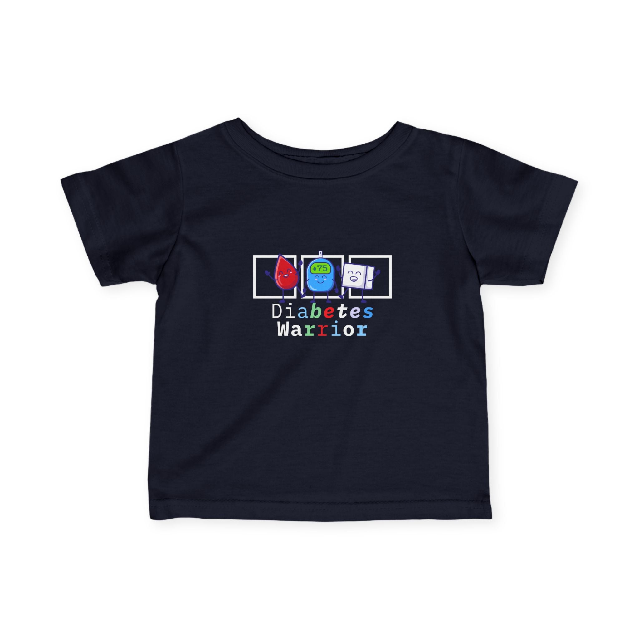 Diabetes Warrior - Infant Tee The Diabuddies Store T-Shirts $16.54