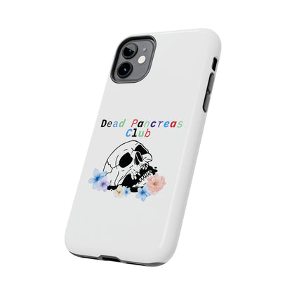 Skull & Flowers Dead Pancreas Club - Phone Case The Diabuddies Store Mobile Phone Cases $18.23