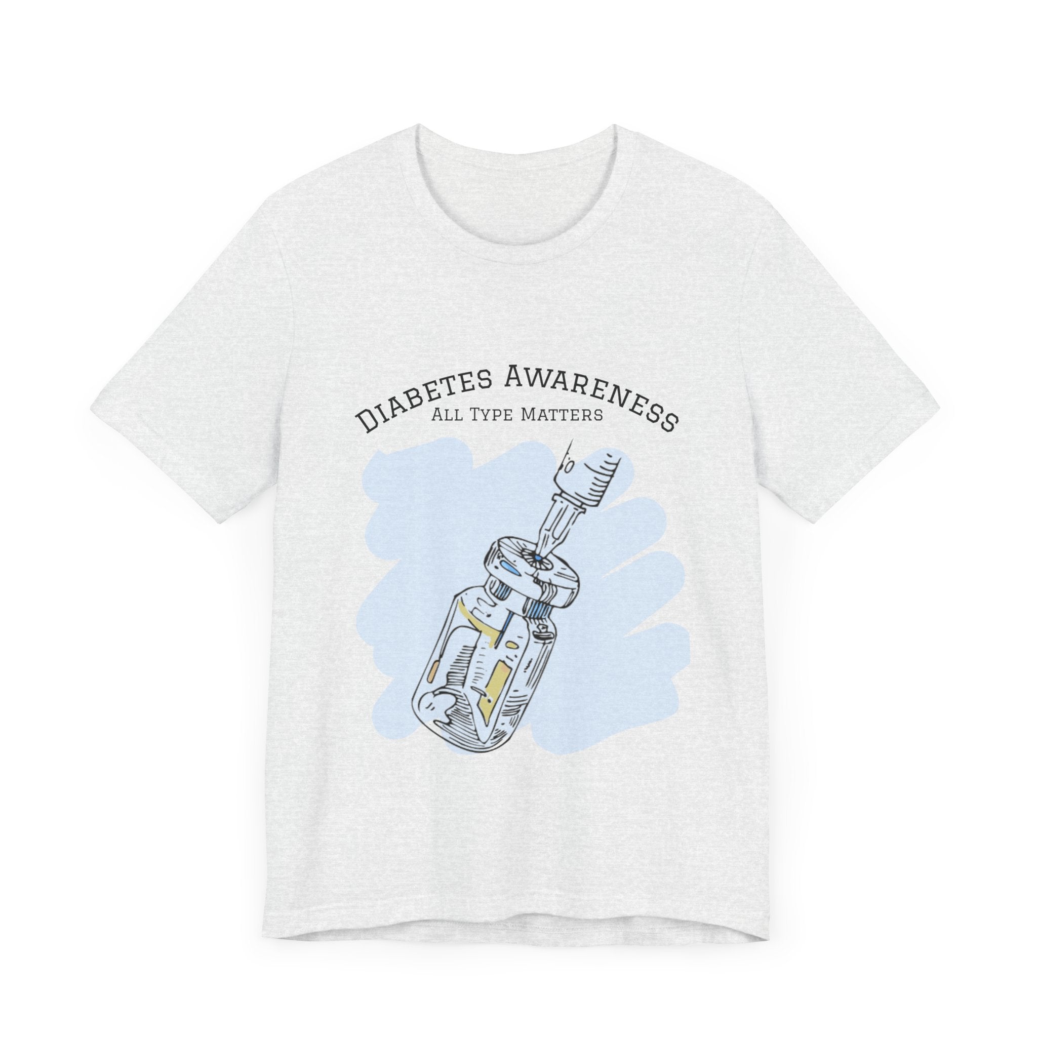 The Diabuddies Store Diabetes: All Type Matters - Unisex Tee Diabetes: All Type Matters - Unisex Tee: A powerful statement! This tee declares "All Type Matters," promoting unity and awareness for every person living with diabetes. T-Shirts $24.73