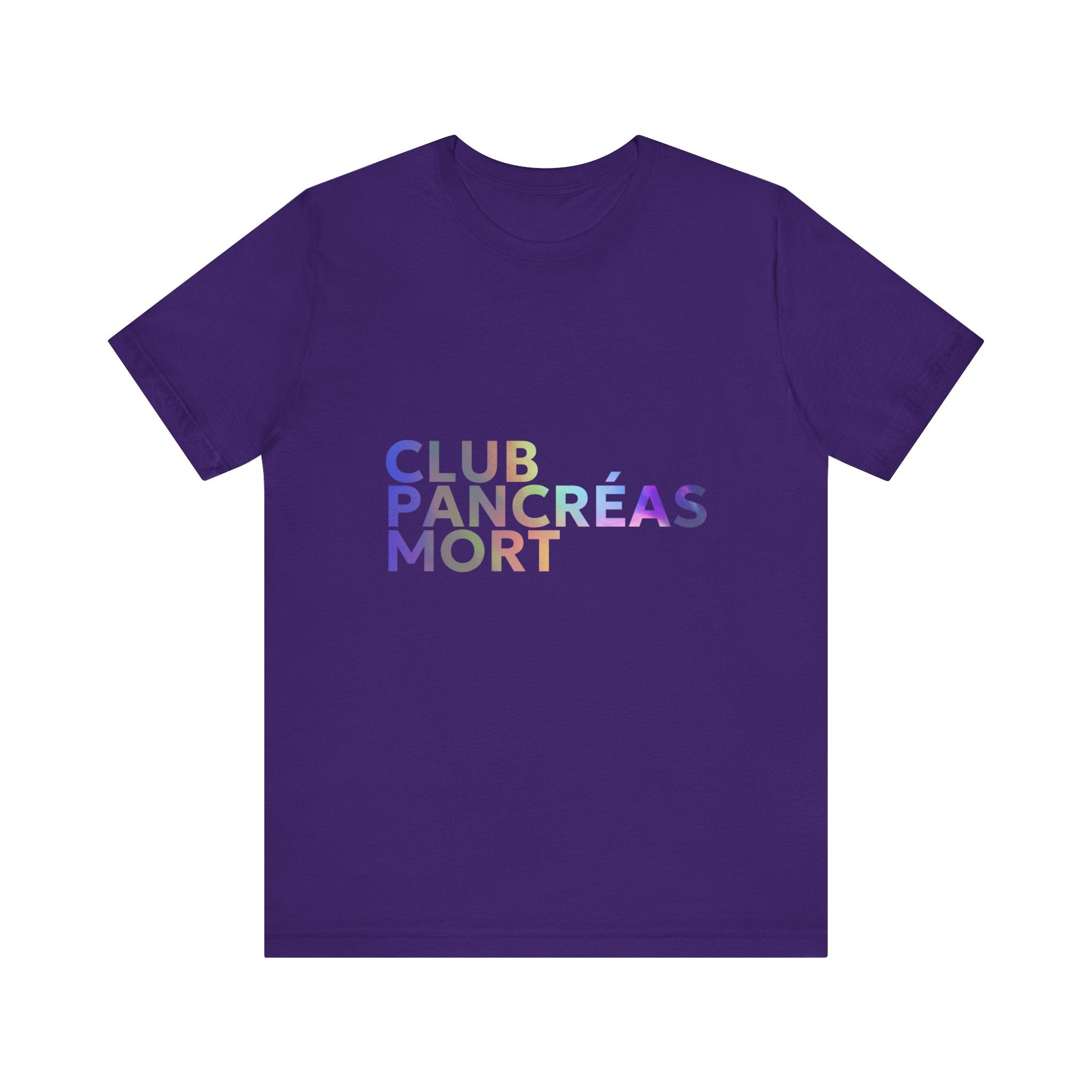 Rainbow Dead Pancreas Club (French) Unisex Tee The Diabuddies Store T-Shirts $22.38