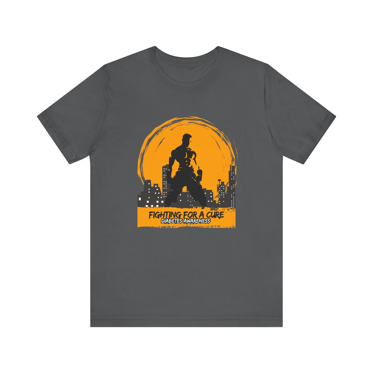 The Diabuddies Store Fighting for a Cure - Unisex Tee Fighting for a Cure - Unisex Tee: Make a statement that matters with this Unisex Tee. This comfortable and versatile shirt is a powerful way to raise awareness and spark conversations. Wear it proudly