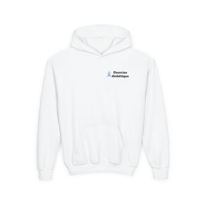 The Diabuddies Store Never Give Up French - Youth Hoodie Never Give Up French - Youth Hoodie: A powerful statement for the young warriors of the diabetes community. This French "Ne jamais lâcher" hoodie is the perfect way to share a message of strength, r