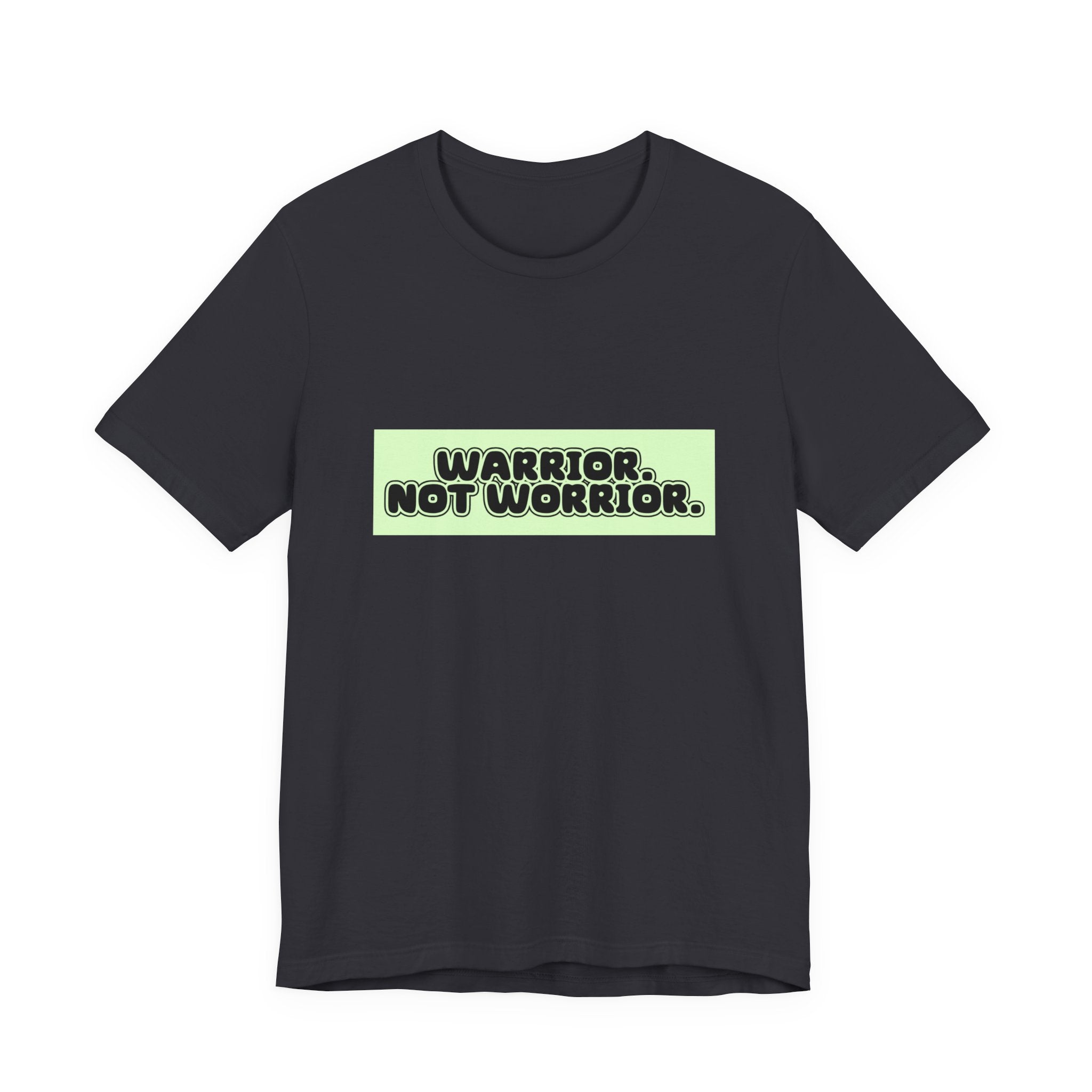The Diabuddies Store Warrior. Not Worrior. - Unisex Tee Warrior. Not Worrior. - Unisex Tee: For those who face challenges head-on & spell "warrior" right. A clear statement of strength, resilience & sharp detail. T-Shirts $30.27