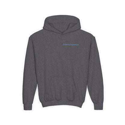 Diabetes Warrior, Retro Look - Youth Hoodie