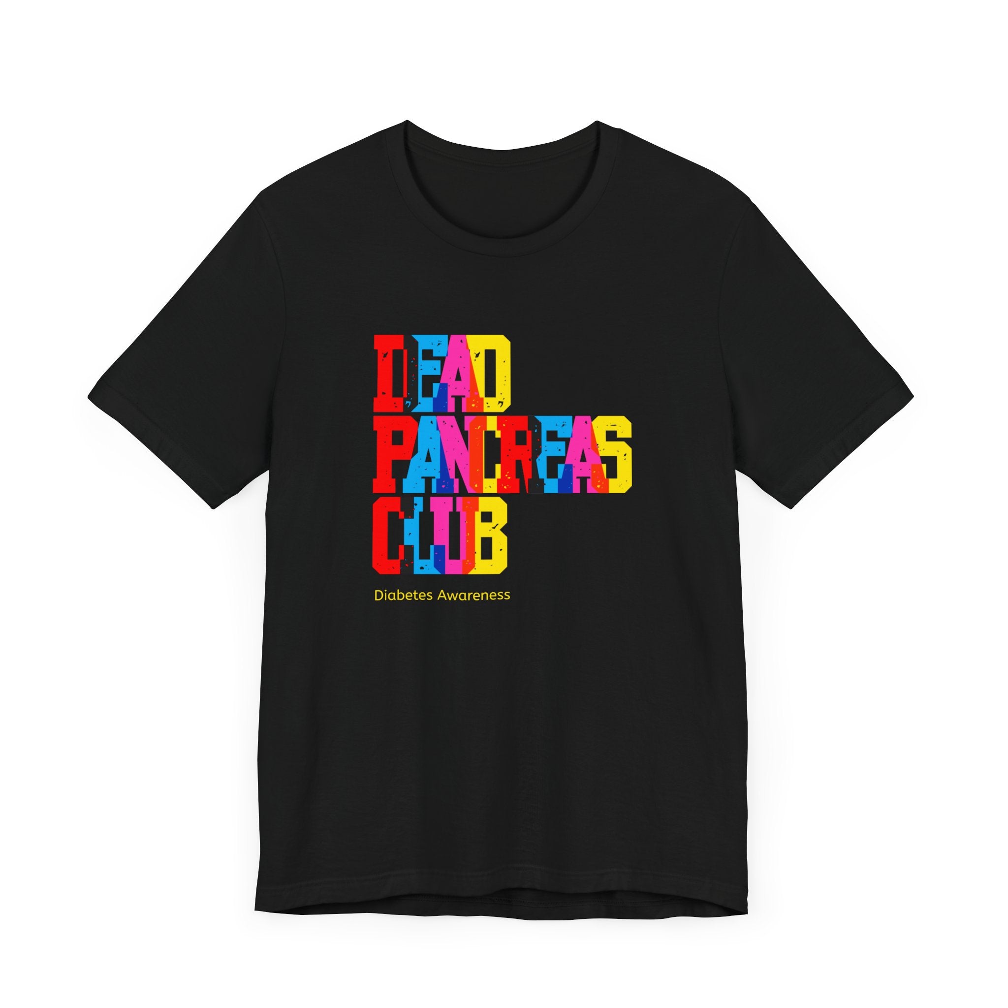 Colorful Dead Pancreas Club - Unisex Tee The Diabuddies Store T-Shirts $22.50