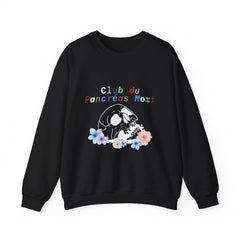 Skull & Flowers Dead Pancreas Club-French Unisex Sweatshirt The Diabuddies Store Sweatshirts $35.70