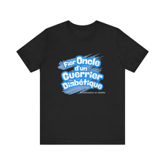 Proud Uncle of Diabetic Warrior (French/Nephew) - Unisex Tee The Diabuddies Store T-Shirts $22.50