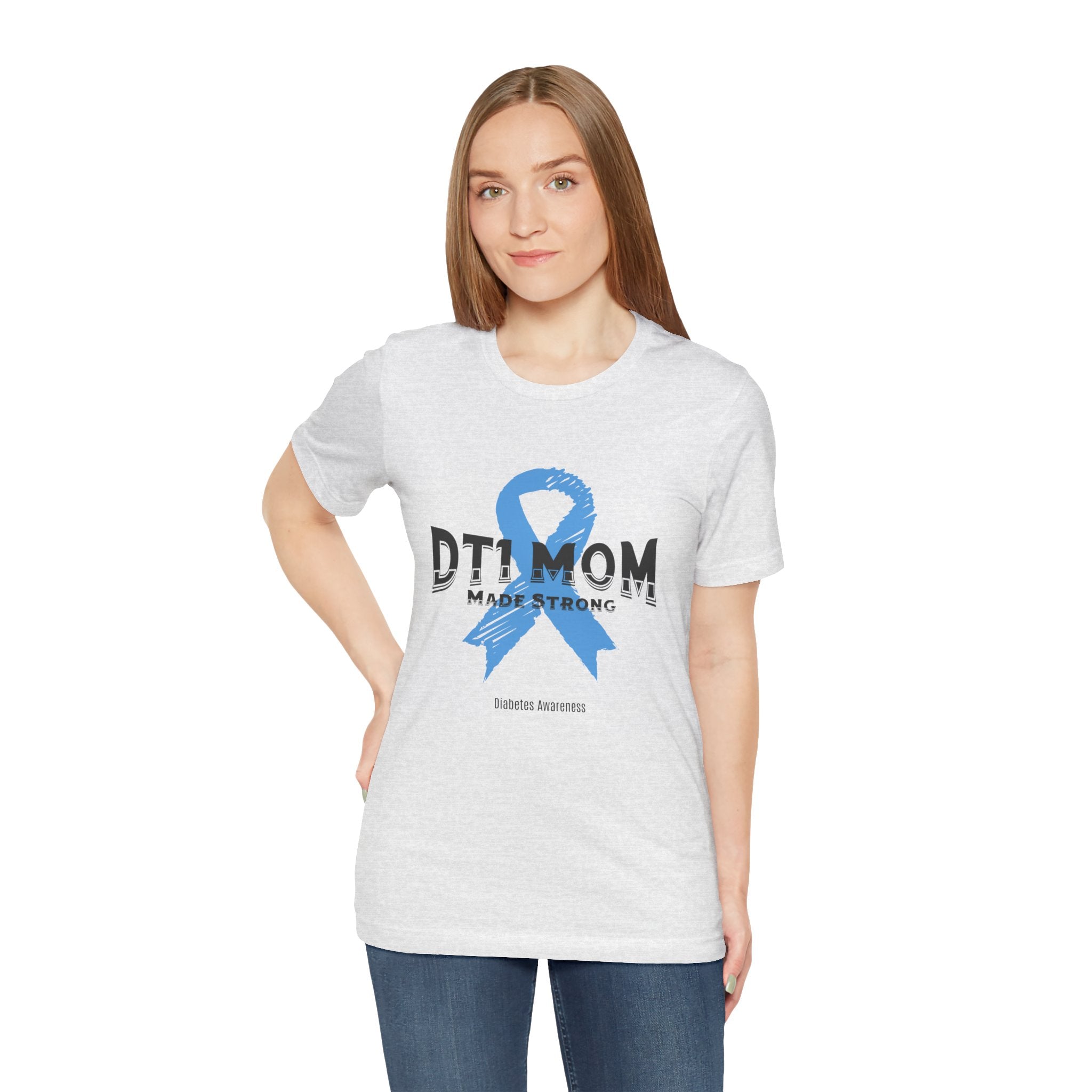 DT1 Mom, Made Strong - Unisex Tee The Diabuddies Store T-Shirts $22.50