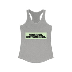 The Diabuddies Store Warrior. Not Worrior. - Racerback Tank Warrior. Not Worrior. - Racerback Tank: For those who face challenges head-on & spell "warrior" right. A clear statement of strength, resilience & sharp detail. Tank Tops $19.96