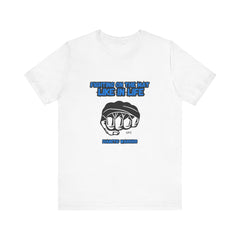 The Diabuddies Store Diabetes Awareness & UFC - Unisex Tee Diabetes Awareness & UFC - Unisex Tee: "Fighting on the Mat like in Life. Diabetic Warrior." Conquer every challenge with this powerful unisex tee. T-Shirts $22.50