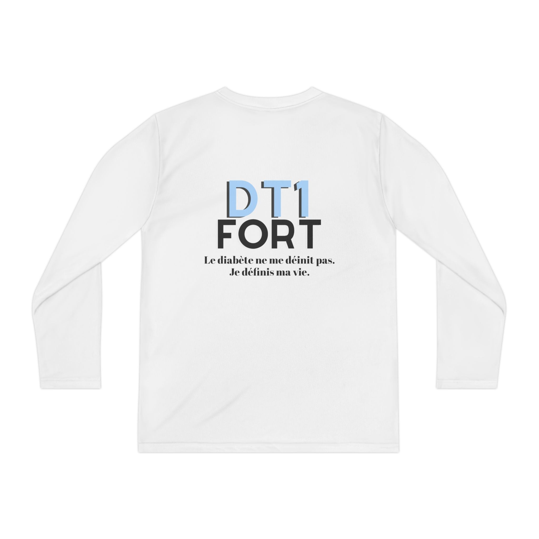 The Diabuddies Store T1D Strong (French) - Long-sleeved Youth Tee T1D Strong (French) - Long-sleeved Youth Tee is a soft, breathable and lets kids wear their resilience with pride. It's a simple yet powerful way to raise awareness for Type 1 Diabetes. Kid