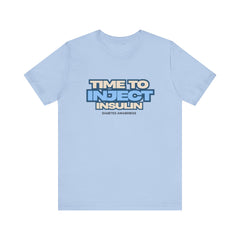 Time to Inject Insulin - Unisex Tee The Diabuddies Store T-Shirts $22.50