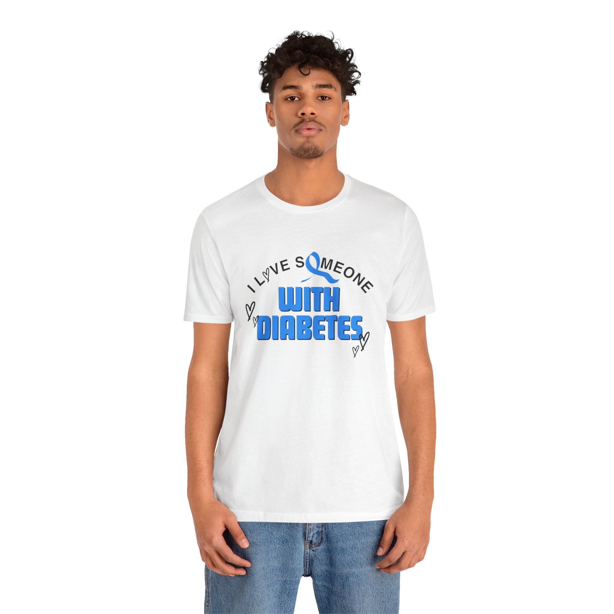 I Love Someone with Diabetes - Unisex Tee The Diabuddies Store T-Shirts $22.50