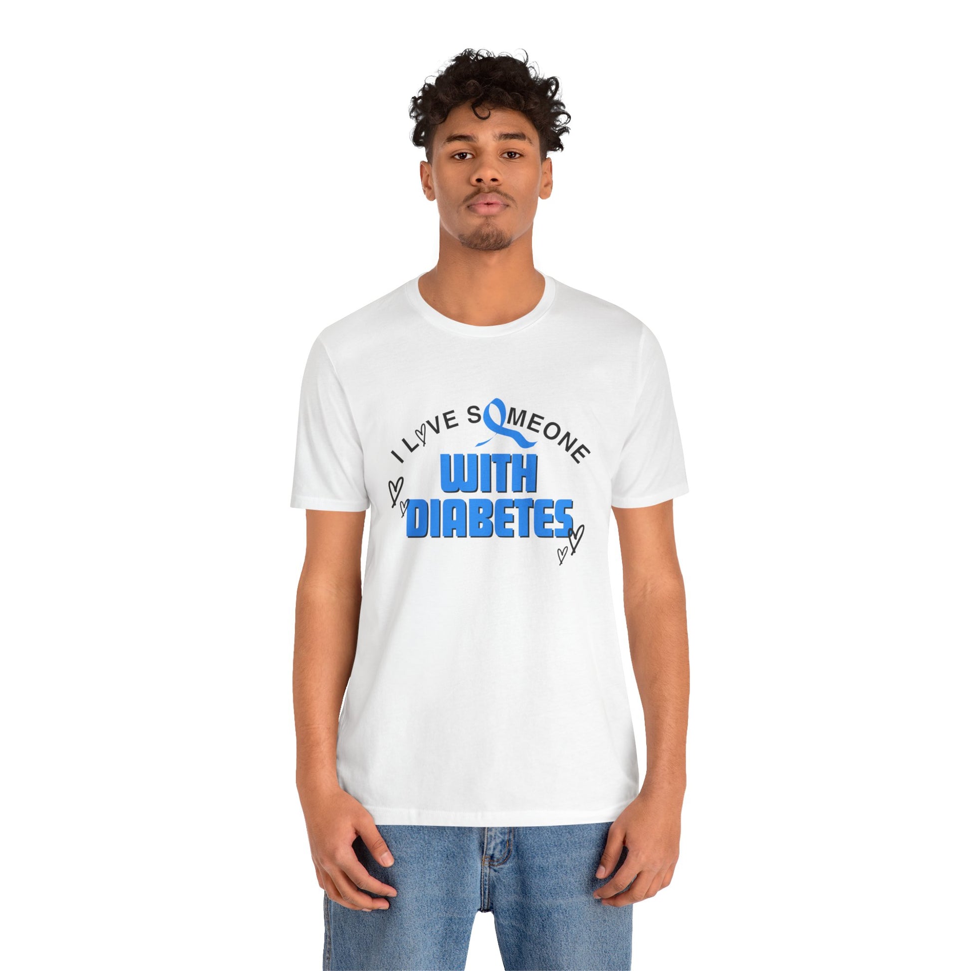 I Love Someone with Diabetes - Unisex Tee The Diabuddies Store T-Shirts $22.50