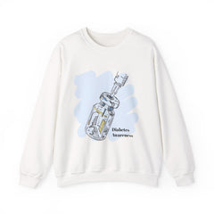 The Diabuddies Store Diabetes Awareness, Insulin Vial - Unisex Sweatshirt Diabetes Awareness, Insulin Vial - Unisex Sweatshirt: A symbol of life, a statement of awareness. Our Sweatshirt is designed to spark conversations and spread vital understanding. S