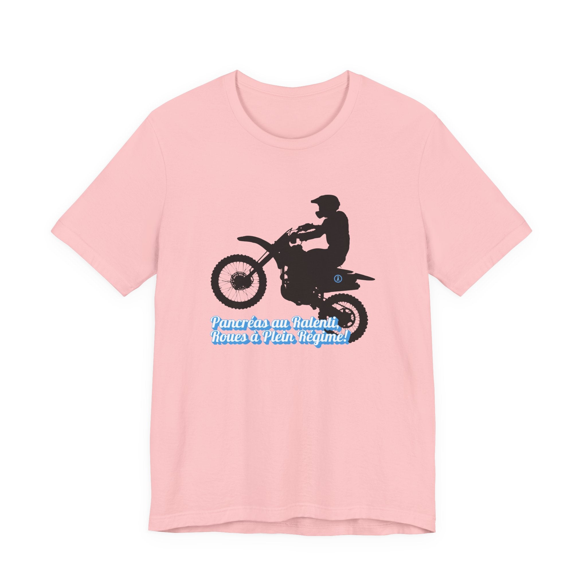 Lazy Pancreas, Wheels at Full Speed (French) - Unisex Tee The Diabuddies Store T-Shirts $22.50