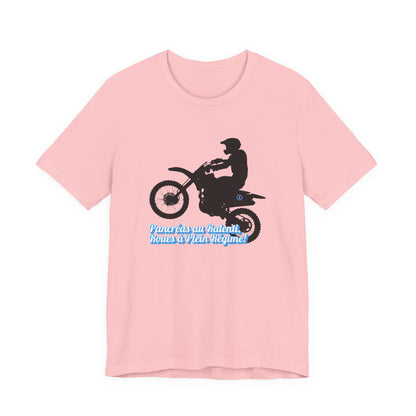 Lazy Pancreas, Wheels at Full Speed (French) - Unisex Tee The Diabuddies Store T-Shirts $22.50