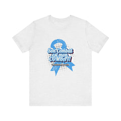 His Fight is my Fight! (French in blue) - Unisex Tee The Diabuddies Store T-Shirts $22.50