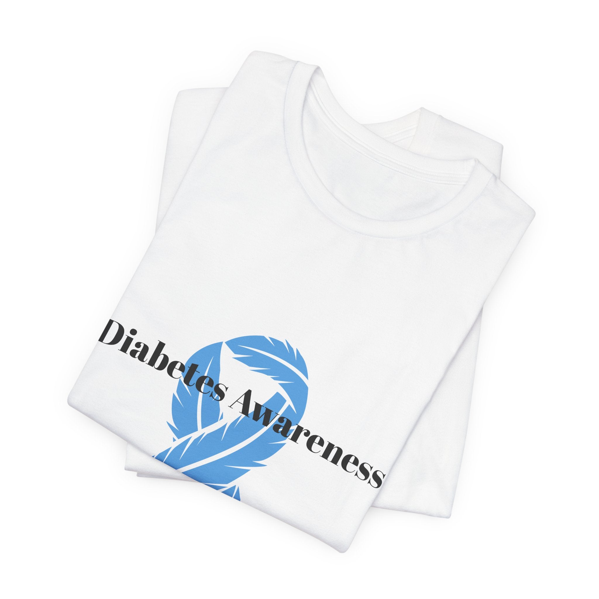 Feather, Blue Ribbon - Unisex Tee The Diabuddies Store T-Shirts $22.38