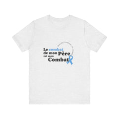 My Dad's Fight is my Fight (French) - Unisex Tee The Diabuddies Store T-Shirts $22.50