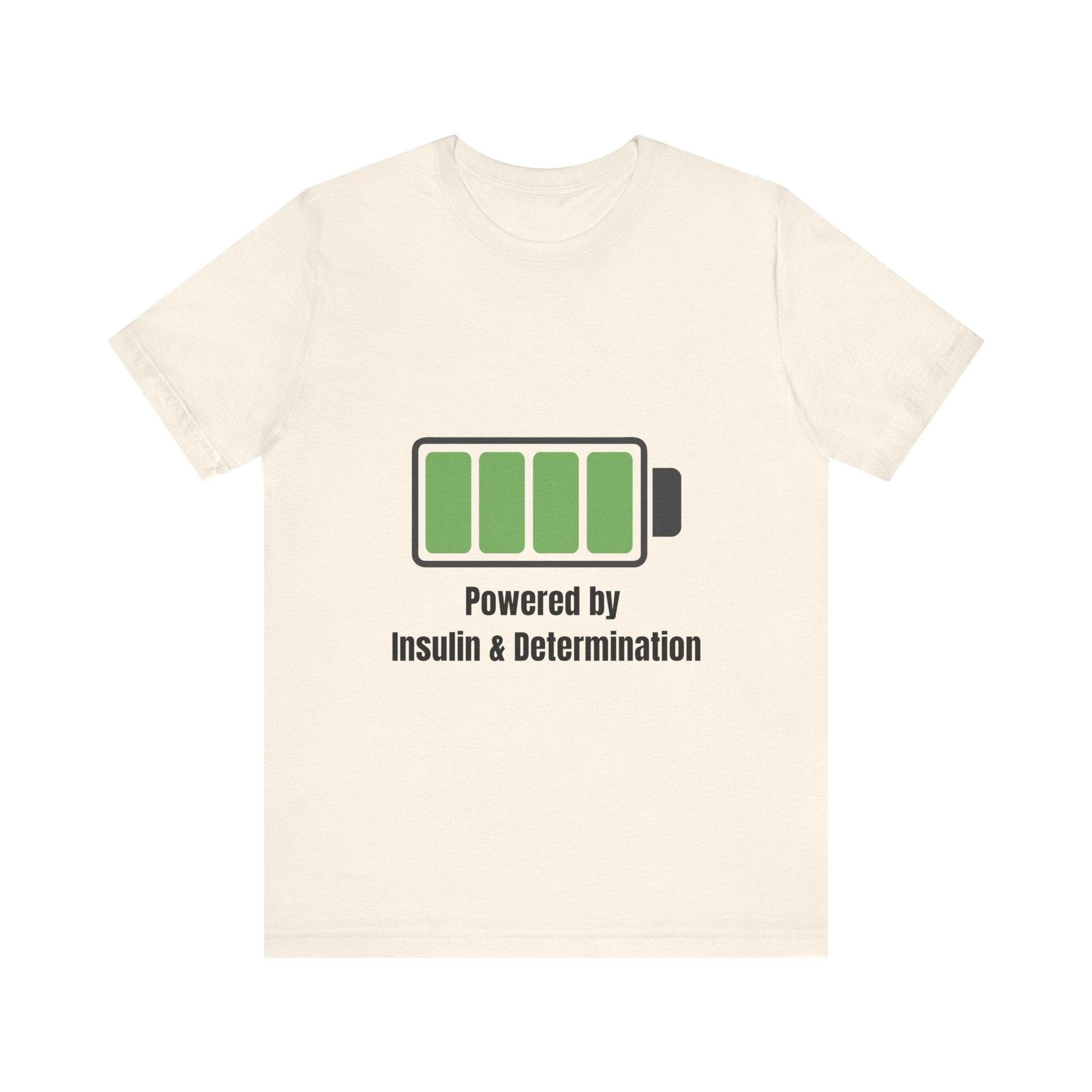 Powered By Insulin - Unisex Tee The Diabuddies Store T-Shirts $24.25