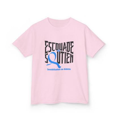The Diabuddies Store Diabetes Support Squad (French) - Kids Tee Diabetes Support Squad (French) - Kids Tee: Unite against diabetes with the Diabetes Support Squad Kids' French Tee! This super-soft t-shirt is perfect for little heroes showing their support