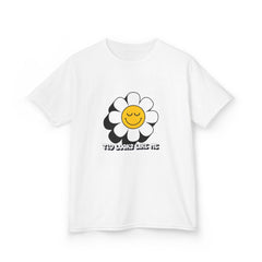 The Diabuddies Store T1D Looks like me w/Flower - Kids Tee T1D Looks like me w/Flower - Kids Tee: This is a powerful statement for a child to wear. It communicates that people with Type 1 diabetes are not defined by their condition; they look just like an