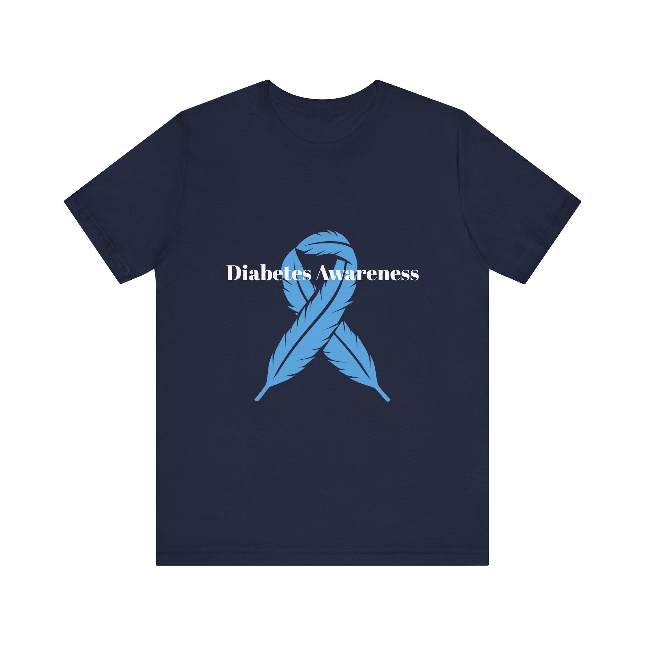 Feather, Blue Ribbon - Unisex Tee The Diabuddies Store T-Shirts $22.38
