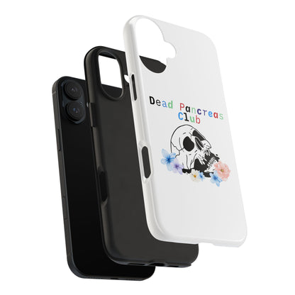 Skull & Flowers Dead Pancreas Club - Phone Case The Diabuddies Store Mobile Phone Cases $18.23