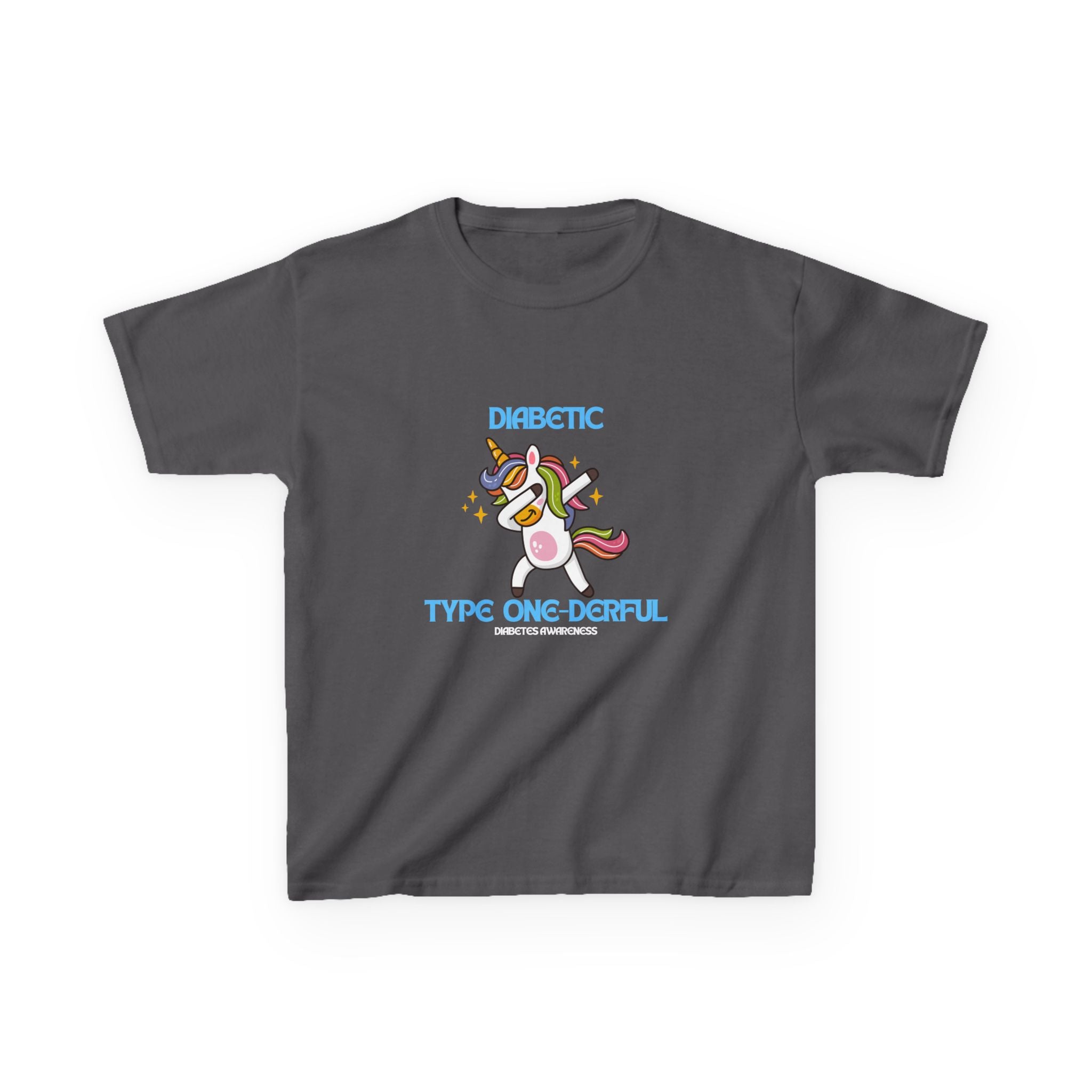 The Diabuddies Store Diabetes Type One-derful - Kids Tee Diabetes Type One-derful - Kids Tee: This Tee is a celebration of strength and uniqueness! Let your child proudly declare their "Type One-derful" spirit with a smile. T-Shirts $17.74