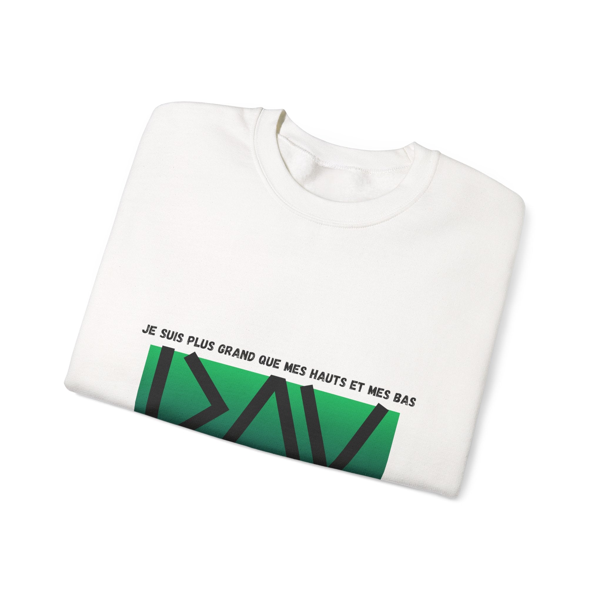 The Diabuddies Store Greater than (French/Green) - Unisex Sweatshirt Greater than (French/Green) - Unisex Sweatshirt: Sometimes, a single symbol says it all. Our Greater Than (French/Green) Unisex Sweatshirt features the powerful ">" symbol, representing