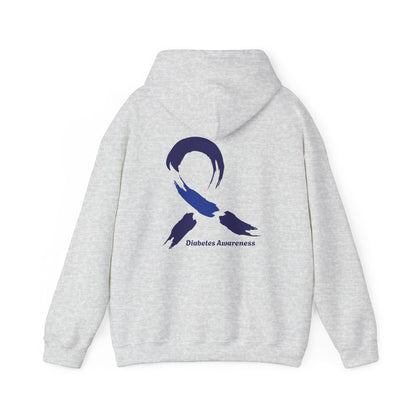 The Diabuddies Store Diabetes Awareness - Blue Ribbon - Unisex Hoodie Diabetes Awareness - Blue Ribbon - Unisex Hoodie: Wear your support, share your story. Classic unisex hoodie to raise vital diabetes awareness & show solidarity Hoodies $32.41