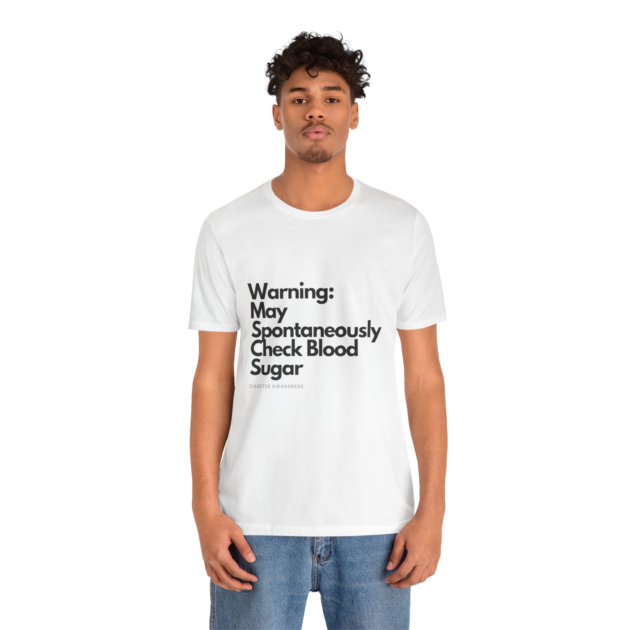 Warning: May Check BG - Unisex Tee The Diabuddies Store T-Shirts $22.38