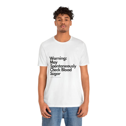 Warning: May Check BG - Unisex Tee The Diabuddies Store T-Shirts $22.38