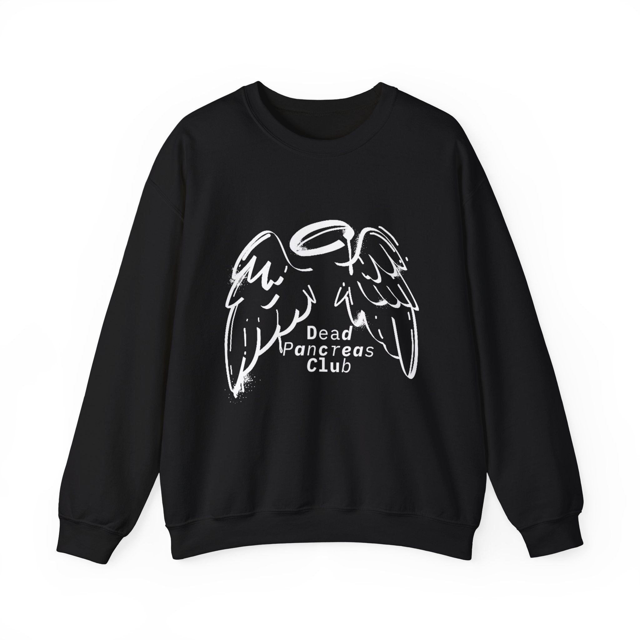 Angel Wings, Dead Pancreas Club - Unisex Sweatshirt The Diabuddies Store Sweatshirts $35.00
