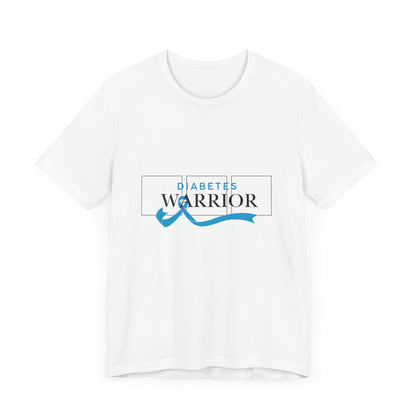 Diabetes Warrior, Blue Ribbon - Unisex Tee The Diabuddies Store T-Shirts $22.50