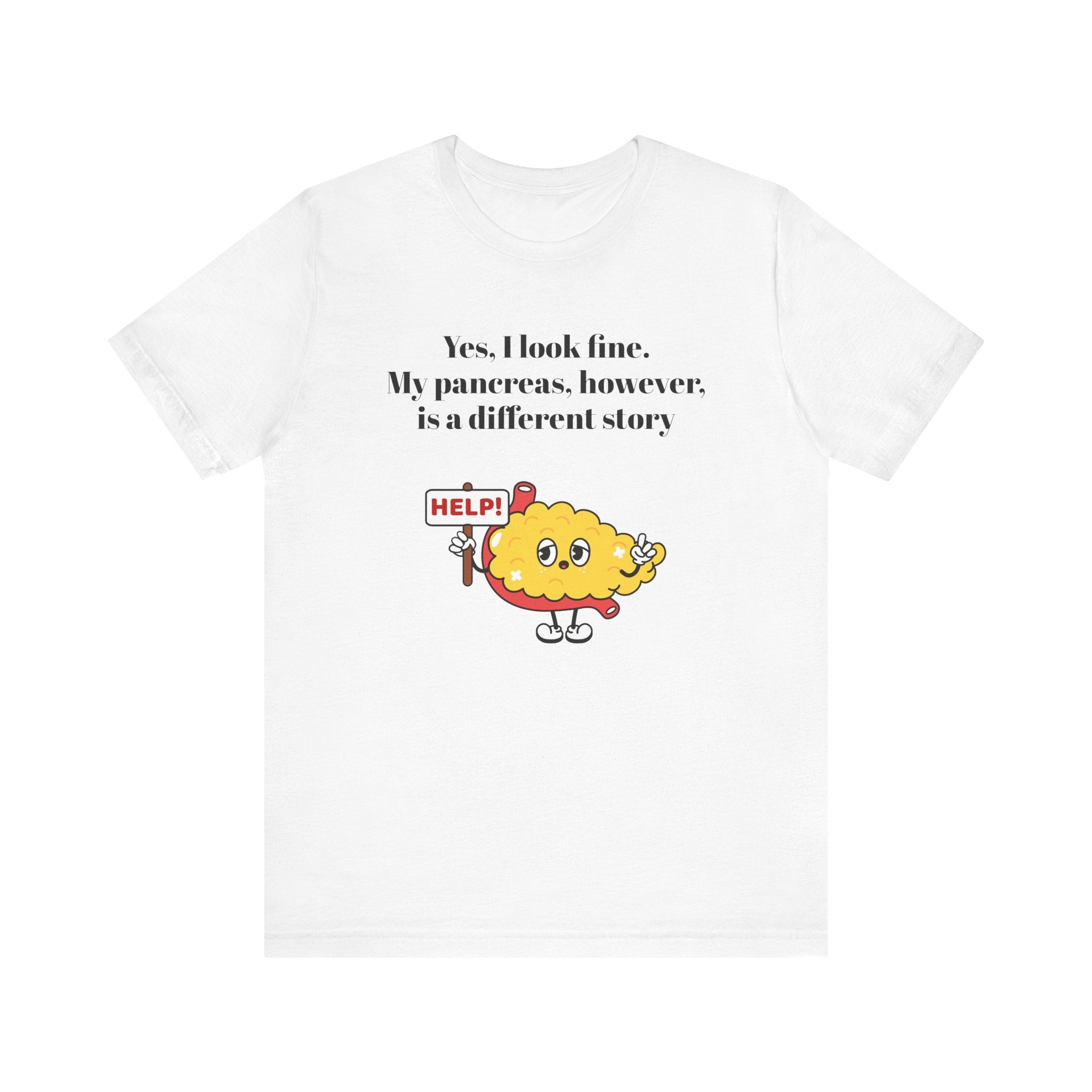 I'm Fine, Not my Pancreas - Unisex Tee The Diabuddies Store T-Shirts $24.25