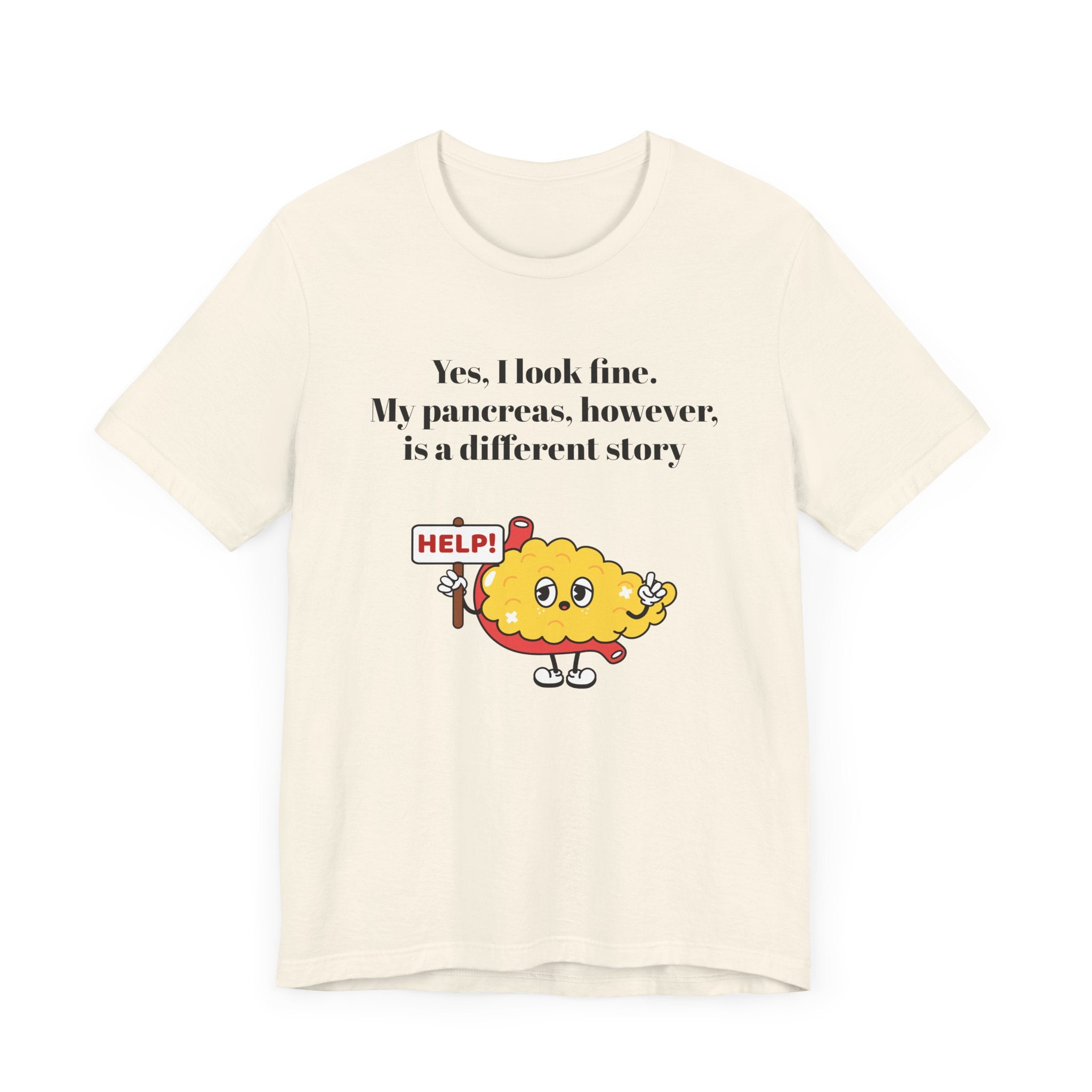 I'm Fine, Not my Pancreas - Unisex Tee The Diabuddies Store T-Shirts $24.25