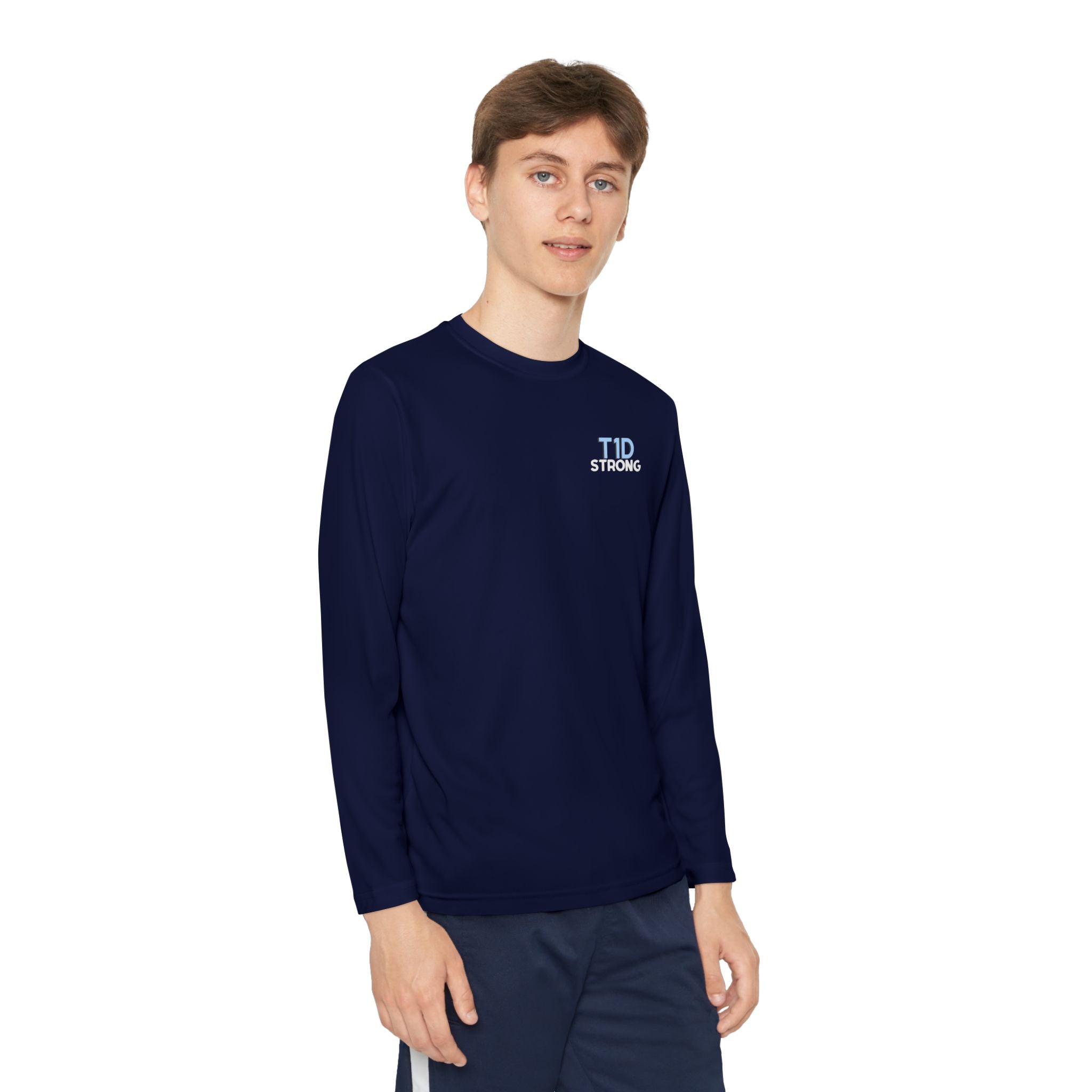 The Diabuddies Store T1D Strong - Long-sleeved Youth Tee Let them wear their strength! The T1D Strong - Long-sleeved Youth Tee is a soft, breathable cotton shirt for kids to show their resilience and raise awareness. Kids clothes Active Lifestyle,Casual W