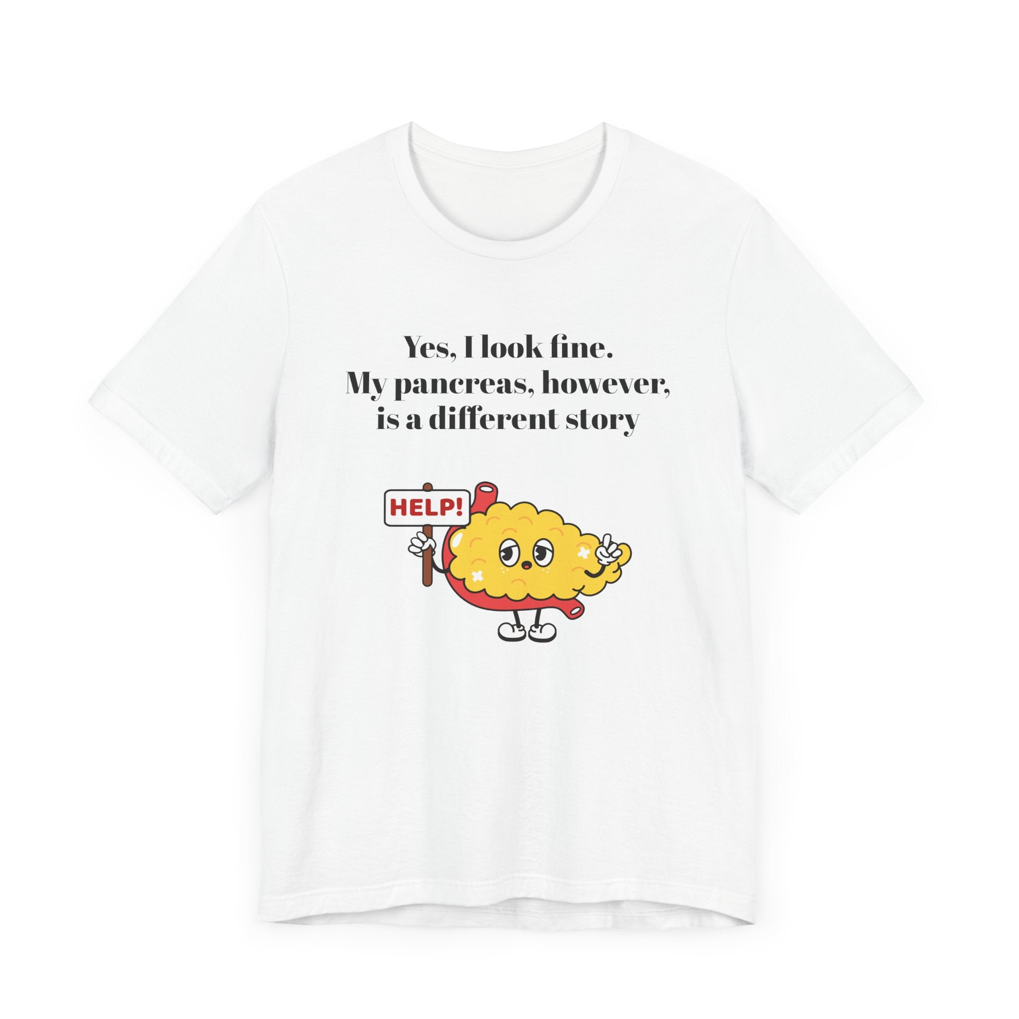 I'm Fine, Not my Pancreas - Unisex Tee The Diabuddies Store T-Shirts $24.25