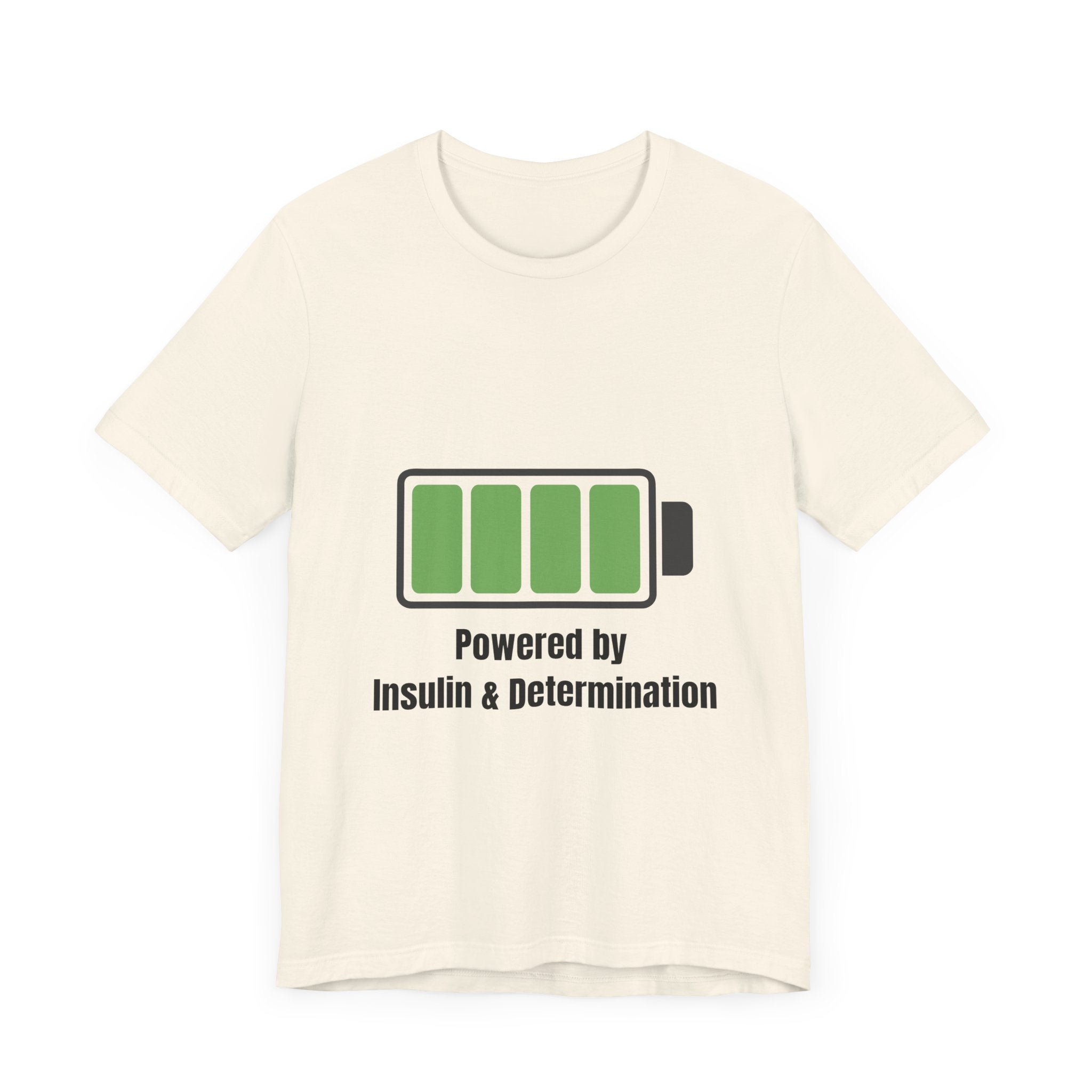 Powered By Insulin - Unisex Tee The Diabuddies Store T-Shirts $24.73