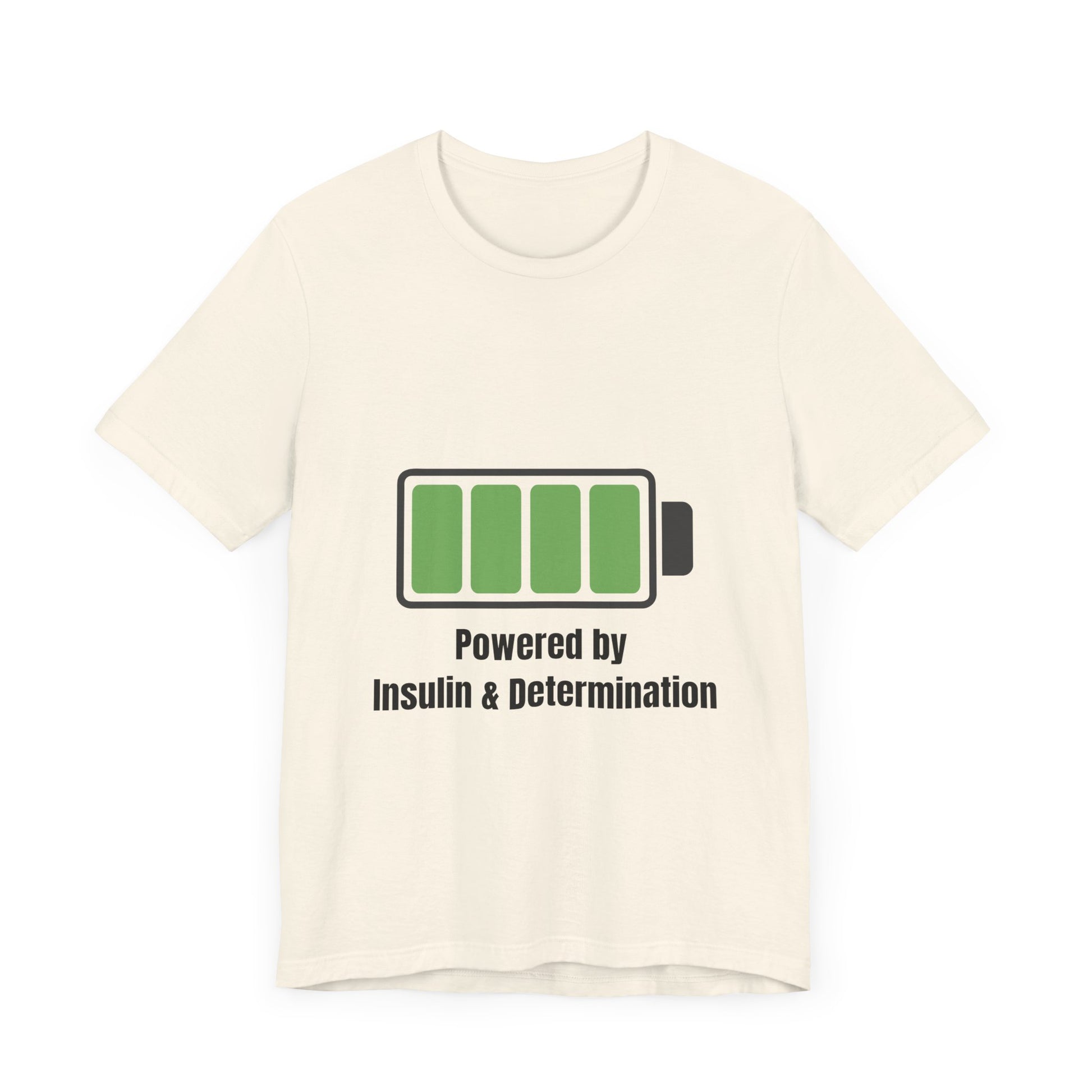 Powered By Insulin - Unisex Tee The Diabuddies Store T-Shirts $24.73