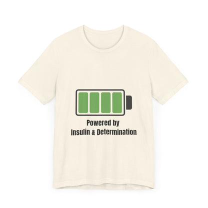 Powered By Insulin - Unisex Tee The Diabuddies Store T-Shirts $24.73