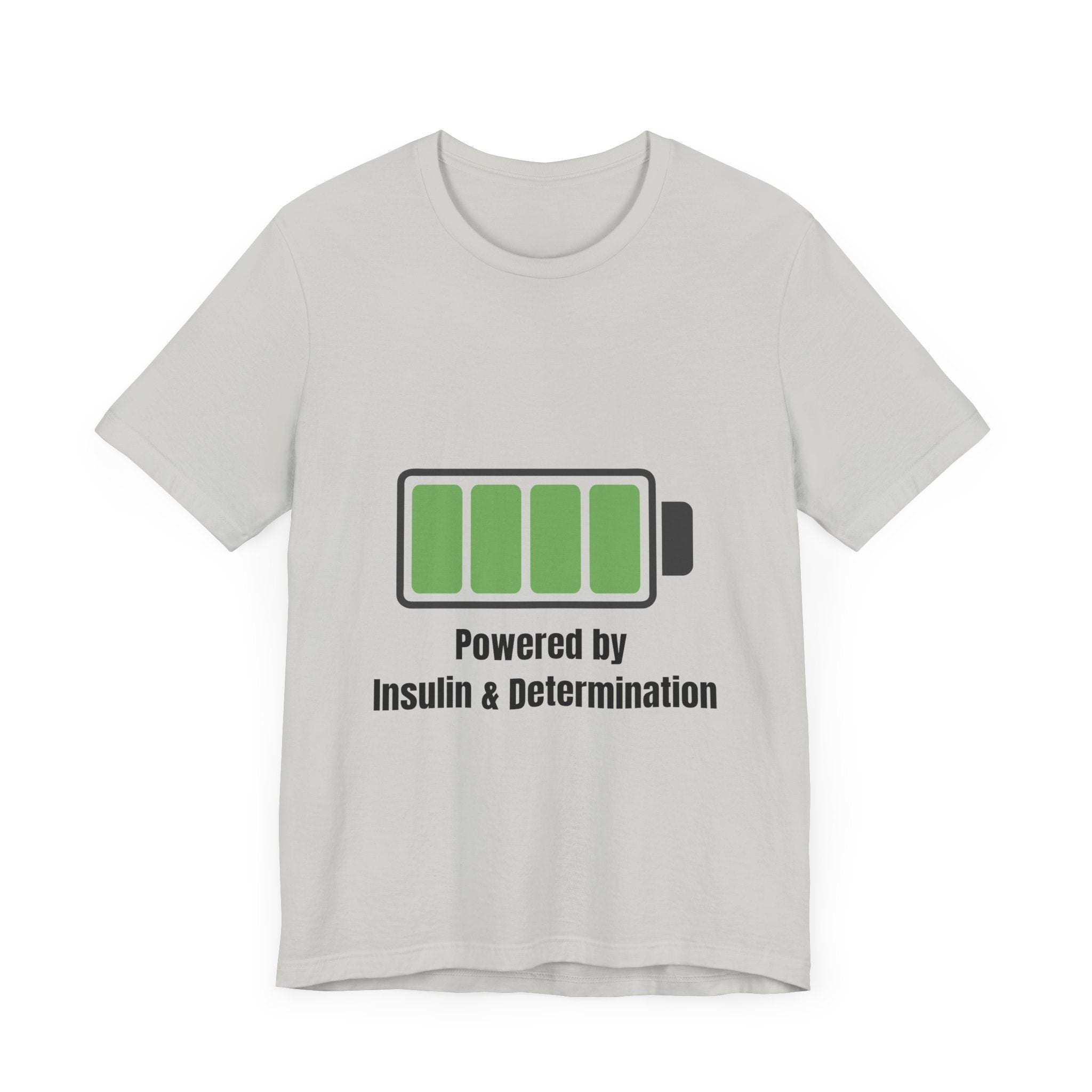 Powered By Insulin - Unisex Tee The Diabuddies Store T-Shirts $24.73