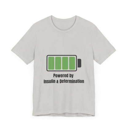 Powered By Insulin - Unisex Tee The Diabuddies Store T-Shirts $24.73